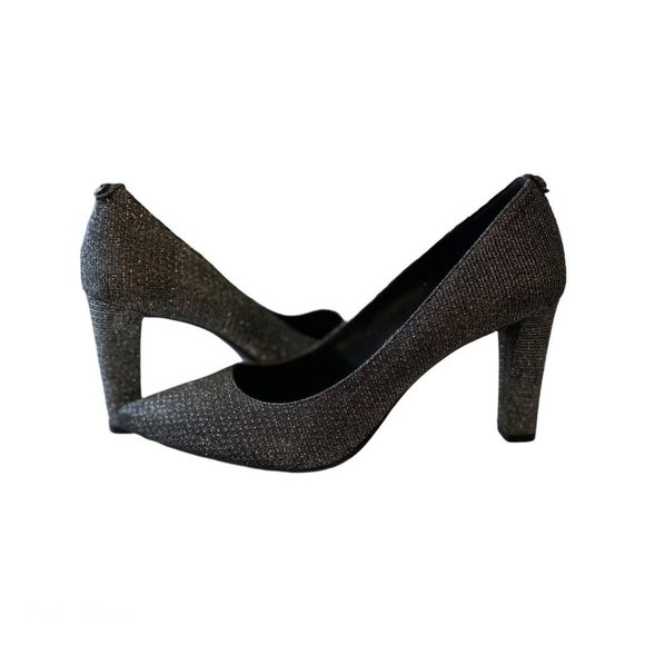 MICHAEL Michael Kors pointed Ibbi Glitter Pumps Heels Size 7.5 - Picture 1 of 6